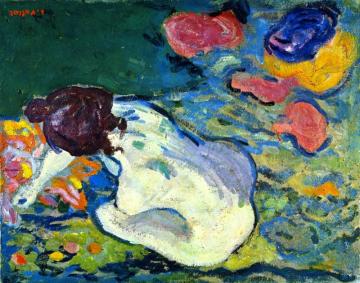 Nude In The Garden Artwork by Louis Valtat