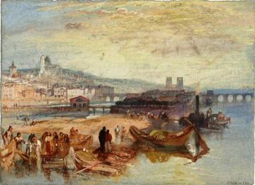 Melun Artwork by Joseph Mallord William Turner
