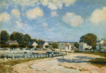 Watering Place at Marly Artwork by Alfred Sisley