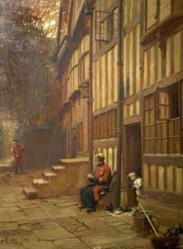 The Mayor's Parlour, Derby Artwork by Ernest Townsend