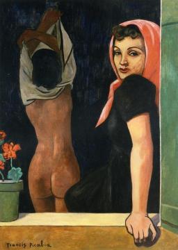 Woman in a Window Artwork by Francis Picabia