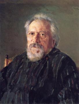 Portrait of Nikolai Semionovich Leskov Artwork by Valentin Serov