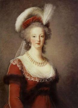Marie Antoinette Artwork by Elisabeth Vigee Le Brun