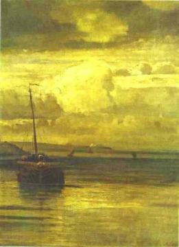 Volga Landscape Artwork by Alexei Kondratevich Savrasov