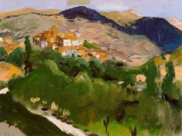 Mountains at Jaca Artwork by Joaquin Sorolla y Bastida