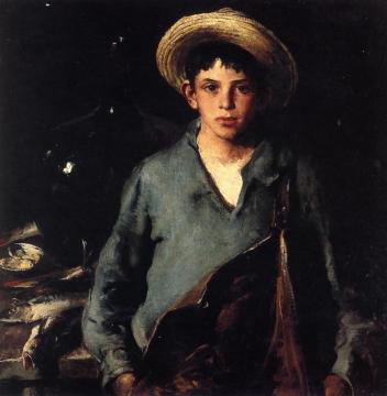 Portugese Fisherboy Artwork by Charles W. Hawthorne