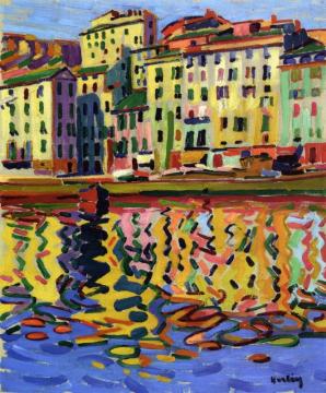 The Quays Of The Port Of Bastia Artwork by Auguste Herbin