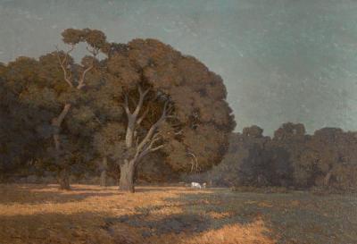 In The Afternoon, Menlo Park, California, 1911 Artwork by Granville Redmond