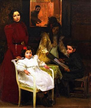 My Family Artwork by Joaquin Sorolla y Bastida