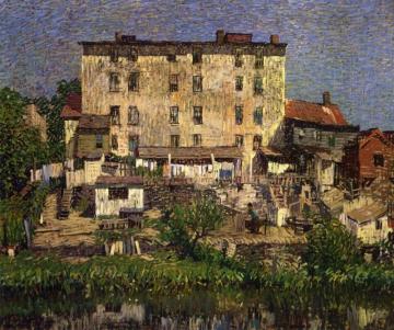 The White Tenement Artwork by Robert Spencer