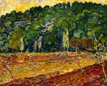 Orchard In Front Of A Hill Artwork by Louis Valtat