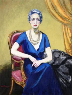 Portrait Of Madame V Artwork by Kees Van Dongen