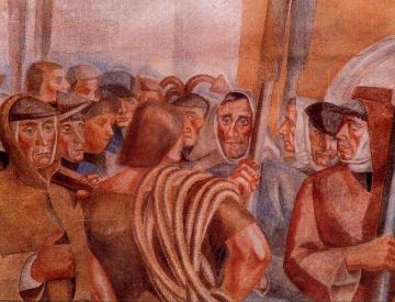 The Sailors Of Palos De Moguer Artwork by Daniel Vazquez Diaz