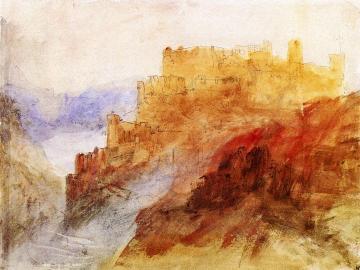 Burg Rheinfels on the Rhine Artwork by Joseph Mallord William Turner