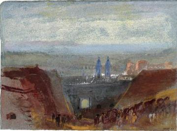 Sedan from the South-East Artwork by Joseph Mallord William Turner
