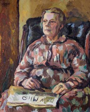Portrait Of An Old Lady Artwork by Duncan Grant