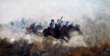 Cavalry Artwork by Hermen Anglada Camarasa
