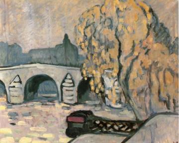 The Seine At Paris Artwork by Louis Valtat