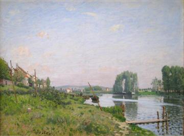 The Island of Saint-Denis Artwork by Alfred Sisley