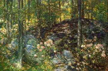 Laurel on the Ledges Artwork by Frederick Childe Hassam