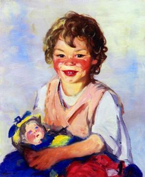 Lily Cow And The Queen Artwork by Robert Henri