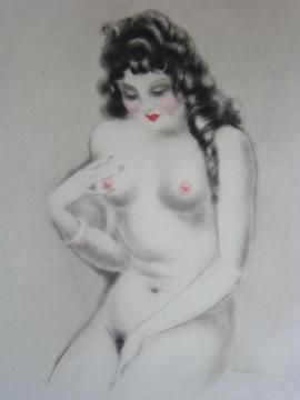 La Vie Des Seins Artwork by Louis Icart