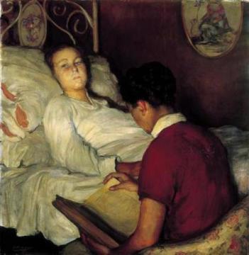 Niaa Enferma Artwork by Fernando Alvarez Sotomayor