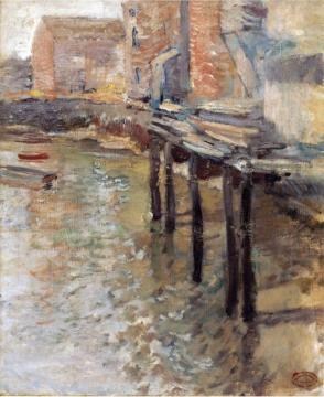 The Old Mill At Cos Cob Artwork by John Twachtman