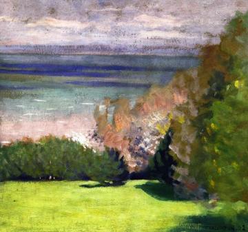 The Park At Villerville Artwork by Felix Vallotton