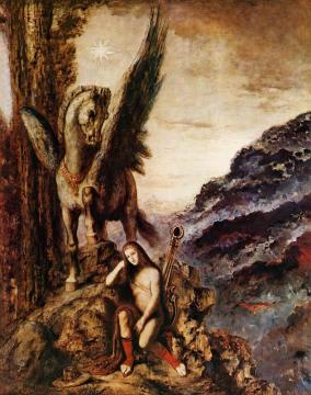 The Poet As A Wayfarer Artwork by Gustave Moreau