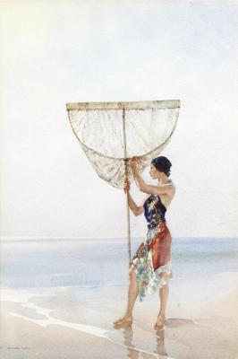 Eve's Sister Julia Artwork by Sir William Russell Flint