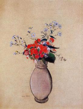 Bouquet of Flowers Artwork by Odilon Redon