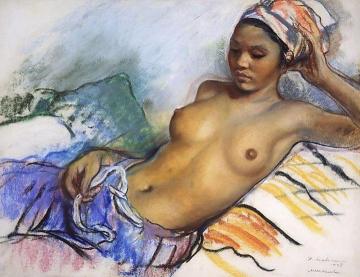 Resting Woman. Marrakesh Artwork by Zinaida Serebriakova