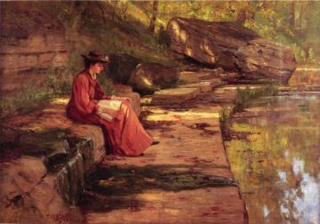 Daisy By The River Artwork by Theodore Clement Steele