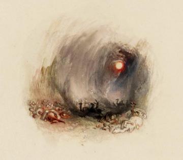 Rogers's 'Poems' - A Hurricane in the Desert (The Simoom) Artwork by Joseph Mallord William Turner