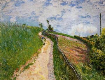 The Hill Path, Ville d'Avray Artwork by Alfred Sisley