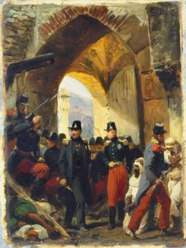The Duc De Nemours Entering Constantine Artwork by Horace Vernet