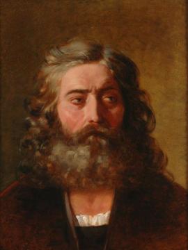 Head Of A Bearded Man Artwork by Friedrich von Amerling