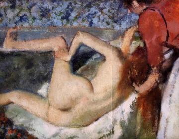 The Bath Artwork by Edgar Degas