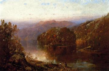 October Morning In New Hampshire Artwork by William Louis Sonntag
