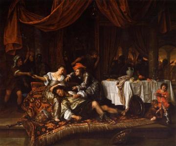 Samson and Delilah Artwork by Jan Steen