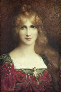 A Young Lady Artwork by Elisabeth Sonrel