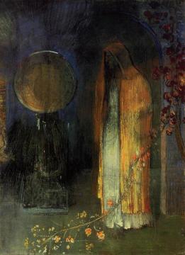 The Yellow Cape Artwork by Odilon Redon