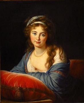 La comtesse Skavronskaia Artwork by Elisabeth Vigee Le Brun