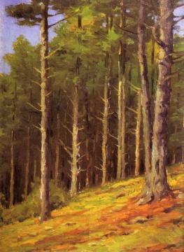Standing Pines Artwork by Charles Warren Eaton