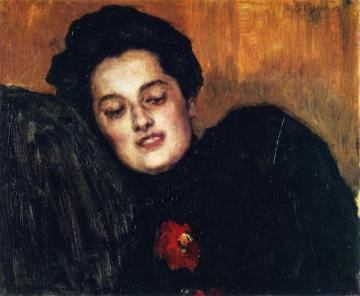 A. Yemelyanova, Née Schreider Artwork by Vasili Ivanovich Surikov