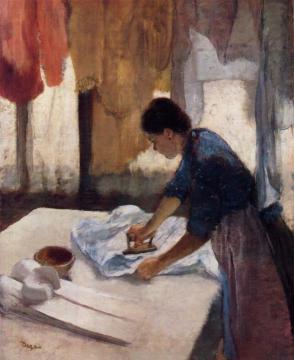 Woman Ironing Artwork by Edgar Degas