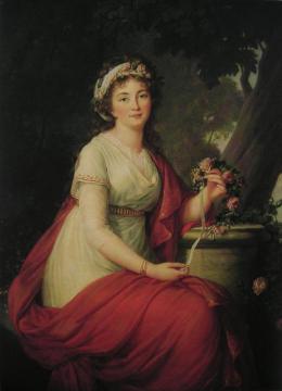 Princess Youssoupoff Artwork by Elisabeth Vigee Le Brun