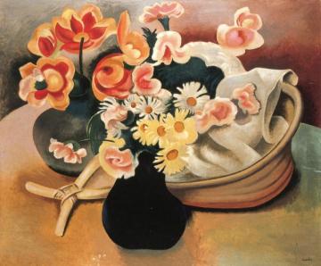 Daisies Artwork by Auguste Herbin