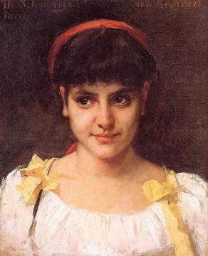 Un Regard Artwork by Therese Schwartze